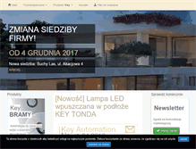 Tablet Screenshot of key-polska.pl